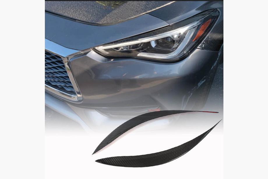 Infiniti Q50/Q60 2013–2024 Mračítka na svetlá (pre Q60 2016-2022, karbón) Image