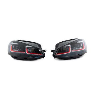 Predné svetlomety Red FullLed (2012-2017, 2 ks) Volkswagen Golf 7/E-Golf 2012–2020 fotografia 2