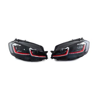 Predné svetlomety Red (2017-2020, 2 ks) Volkswagen Golf 7/E-Golf 2012–2020 fotografia 1