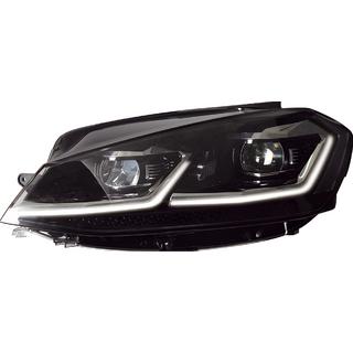 Predné svetlomety Silver FullLed (2017-2020, 2 ks) Volkswagen Golf 7/E-Golf 2012–2020