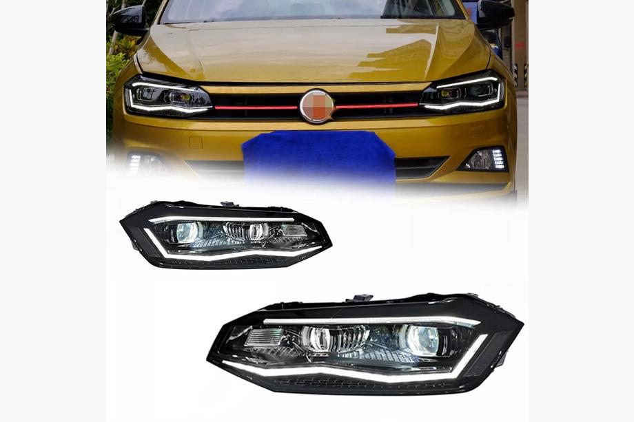 Volkswagen Polo 2017– Predné svetlomety Silver (2 ks) Image