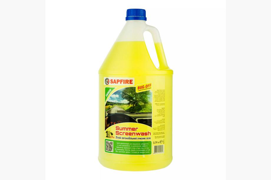 Letná kvapalina do ostrekovačov SAPFIRE Summer Screenwash 3,79 l – citrón Image