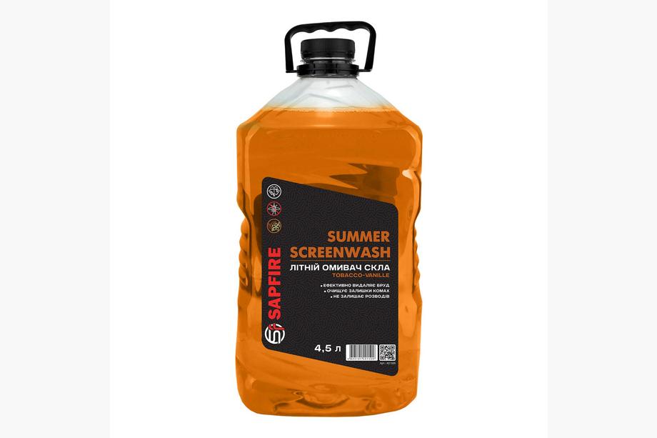 Letná kvapalina do ostrekovačov SAPFIRE Summer Screenwash 4,5 l - Tobacco Vanille Image