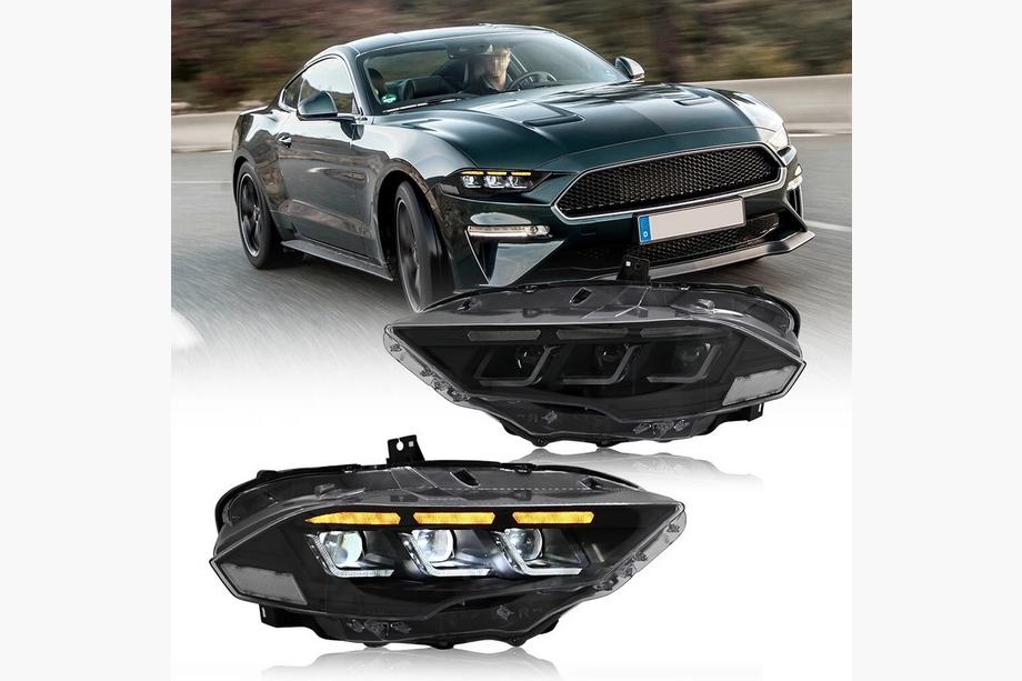 Ford Mustang 2015–2023 Predné svetlomety Full LED (2018-2023, 2 ks) Image