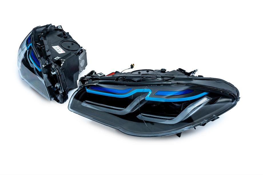 BMW 5. rad F10/F11 2010–2016 Predné svetlomety FullLed G30 Laser LCI-style (2013-2016, 2 ks) Fotografia 2