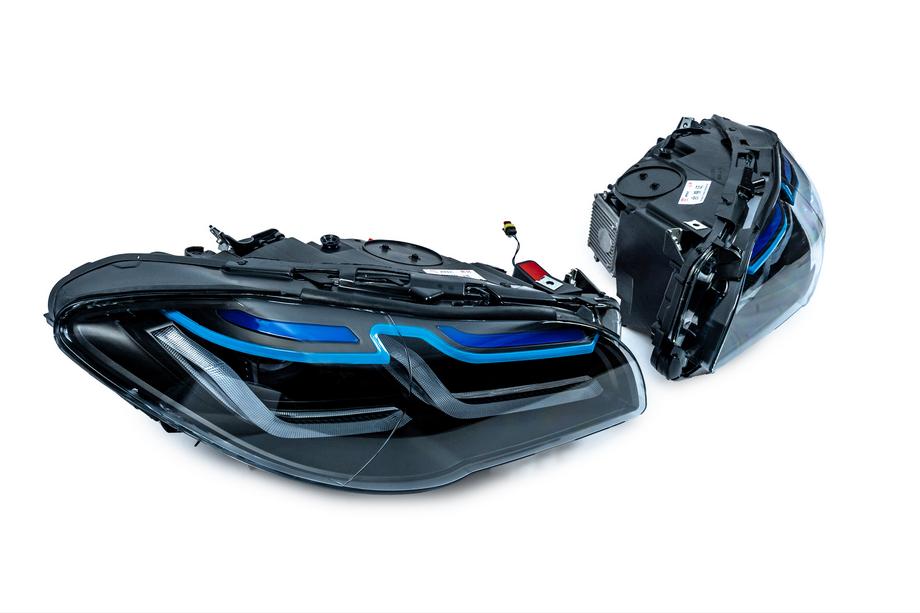 BMW 5. rad F10/F11 2010–2016 Predné svetlomety FullLed G30 Laser LCI-style (2013-2016, 2 ks) Fotografia 3