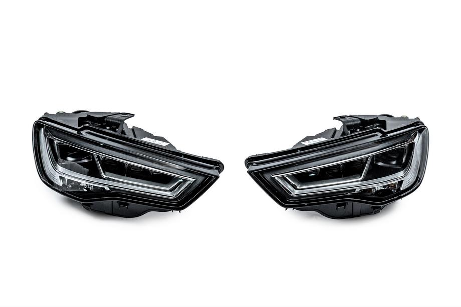 Audi A3 2012–2020 Predné svetlomety Full LED (pre HALOGÉN, 2012-2016, 2 ks) Fotografia 1