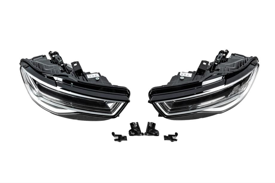 Audi A6 C7 2011–2018 Predné svetlomety s modulmi Full LED (2014–2017, 2 ks) Fotografia 4