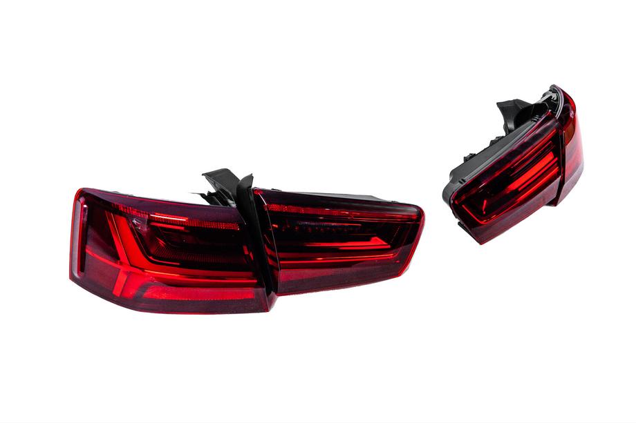 Audi A6 C7 2011–2018 Zadné LED svetlá LOW-Profile (2014-2018, 2 ks) Fotografia 2