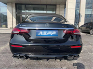 Mercedes Trieda E W213 2016–2023 Zadný difúzor s koncovkami výfuku Silver (pre Base, dizajn E63 2020-2024) fotografia 1
