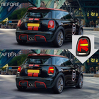 Mini Cooper F55/56/57 2014–2023 Zadné LED svetlá v štýle Union Jack, červené (2 ks) fotografia 1