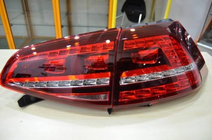 Volkswagen Golf 7/E-Golf 2012–2020 Zadné LED svetlá so sekvenčnými smerovkami (2012-2017, 2 ks) fotografia 1