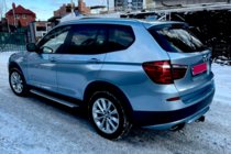 BMW X3 F25 2011–2018 Originálne bočné nášľapy V1 (2 ks, hliník) fotografia 8