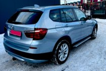 BMW X3 F25 2011–2018 Originálne bočné nášľapy V1 (2 ks, hliník) fotografia 7