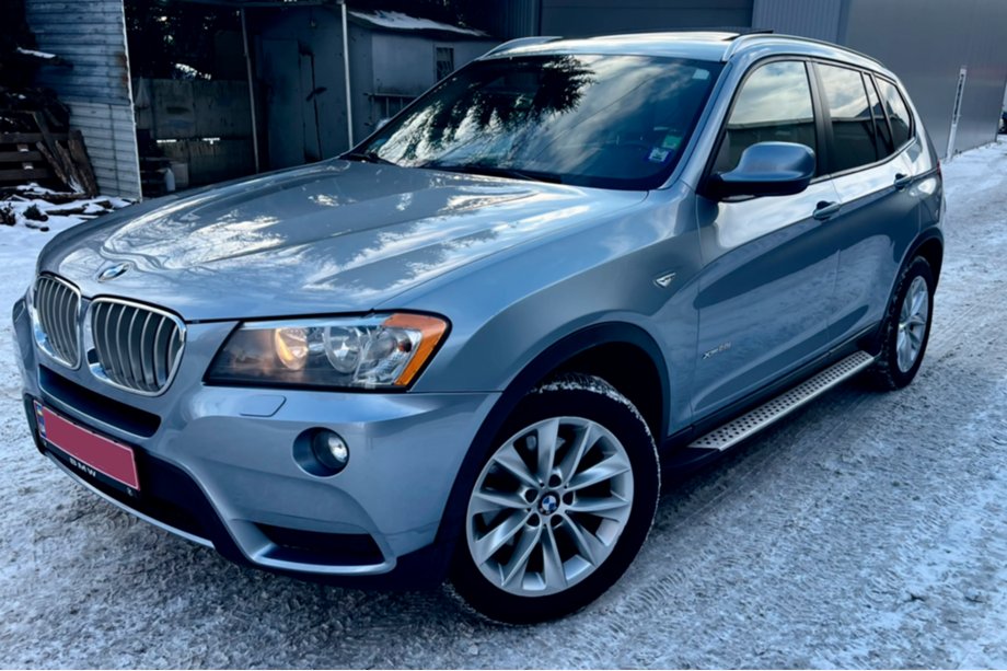 BMW X3 F25 2011–2018 Originálne bočné nášľapy V1 (2 ks, hliník) Image