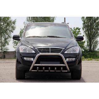 Predný ochranný rám WT003 (nerez) SsangYong Kyron 2005–2014 fotografia 4