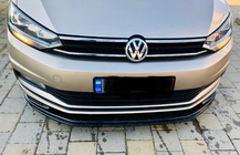 Volkswagen Touran 2015– Predný lip spojler nárazníka (ABS) fotografia 2