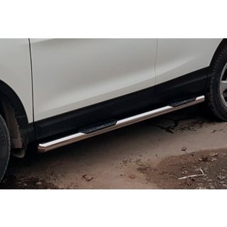 Bočné ochranné rúrky (2017-2021, 2 ks, nerez) Nissan Qashqai 2014–2021 fotografia 2