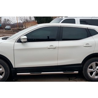 Bočné ochranné rúrky (2017-2021, 2 ks, nerez) Nissan Qashqai 2014–2021 fotografia 3