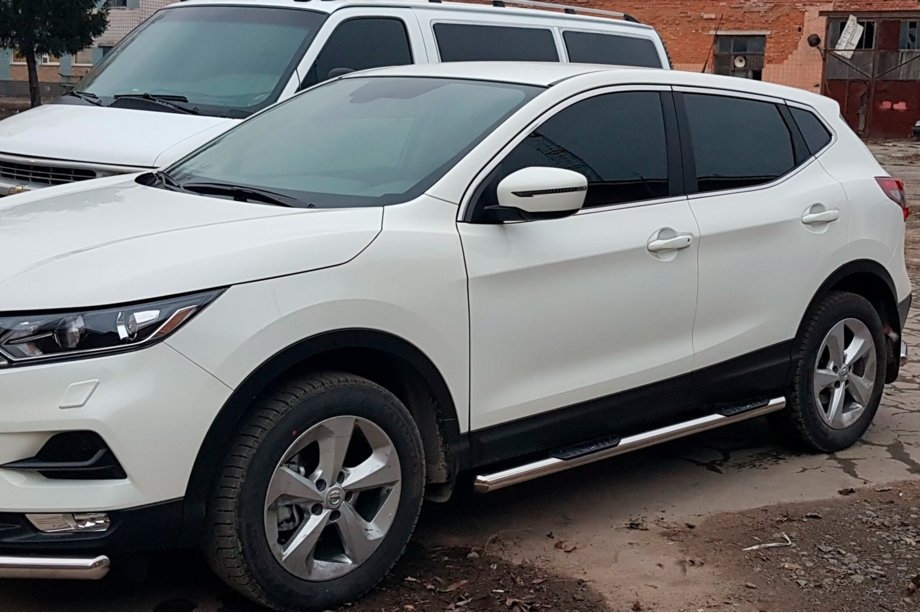 Nissan Qashqai 2014–2021 Bočné ochranné rúrky (2017-2021, 2 ks, nerez) Fotografia 1