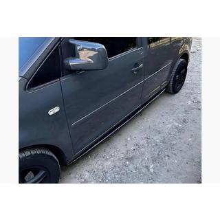 Performance bočné prahy (čierne) Volkswagen Caddy 2010–2015 fotografia 1