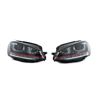 Predné svetlomety Red-V2 (2012-2017, dynamické smerovky, 2 ks) Volkswagen Golf 7/E-Golf 2012–2020 fotografia 3