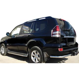Zadné rohové diely AK003 (2 ks, nerez) Toyota Land Cruiser Prado 120 2002–2009 fotografia 1