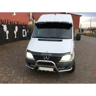 Predný ochranný rám Exclusive (nerez) Mercedes Sprinter W901/902/903/904/905 1995–2006 fotografia 4