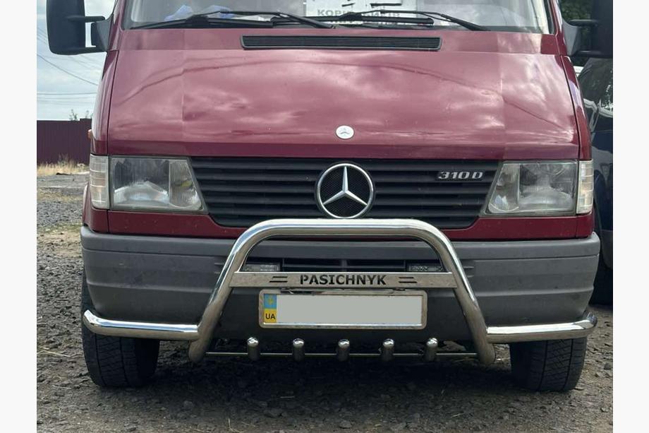 Mercedes Sprinter W901/902/903/904/905 1995–2006 Predný ochranný rám Exclusive (nerez) Fotografia 5
