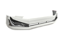 Toyota Land Cruiser Prado 150 2009–2023 Lip spojler predného nárazníka Modelista V3-LED (2017-) Biela farba fotografia 3