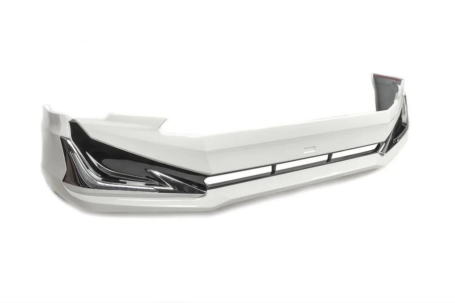Toyota Land Cruiser Prado 150 2009–2023 Lip spojler predného nárazníka Modelista V3-LED (2017-) Čierna farba Fotografia 3