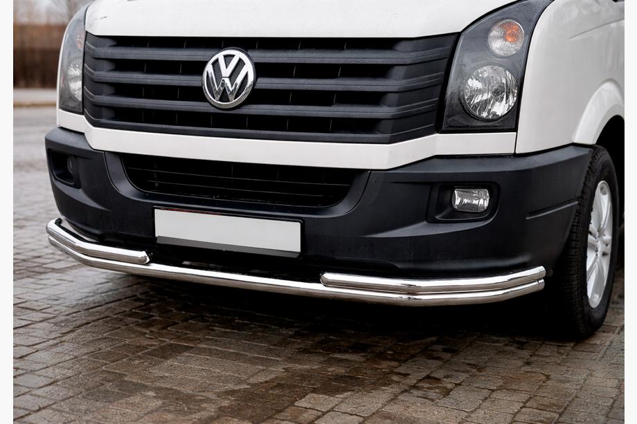 Volkswagen Crafter 2006–2016 Predný ochranný rám ST008 (nerez) Image