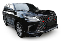 Lexus LX570/450d 2008–2022 Rámik masky chladiča BlackEdition (pre TRD 2016+) fotografia 1