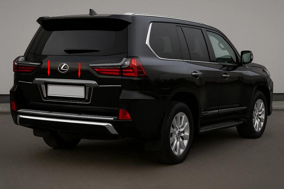 Lexus LX570/450d 2008–2022 Lišta nad evidenčným číslom BlackEdition (pre 2016+) Image
