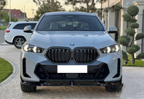 BMW X6 G06 2019–2027 Predný lip spojler nárazníka Paradigm Black Knight (pre M-Sport, 2023+) fotografia 1