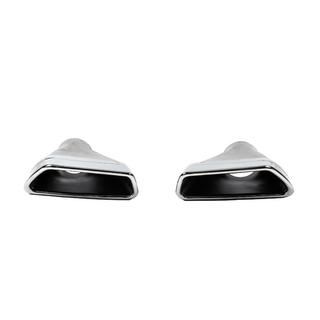 Koncovky výfuku M-Performance Silver (2 ks) BMW 5. rad G30/G31 2017–2023 fotografia 1