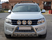 Volkswagen Amarok 2010–2022 Predný ochranný rám WT003 (nerez) fotografia 5