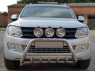 Volkswagen Amarok 2010–2022 Predný ochranný rám WT003 (nerez) fotografia 1