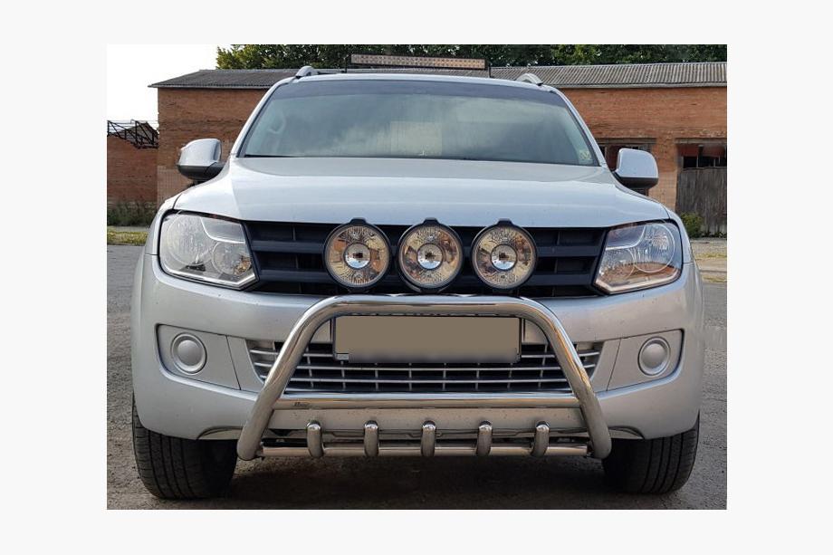 Volkswagen Amarok 2010–2022 Predný ochranný rám WT003 (nerez) Image
