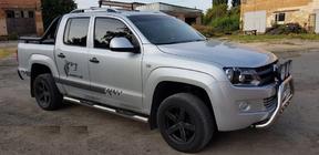 Volkswagen Amarok 2010–2022 Bočné rúrky (2 ks, nerez) 60 mm fotografia 12