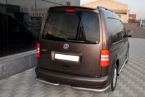 Volkswagen Caddy 2010–2015 Zadné rohové diely AK003 (2 ks, nerez) fotografia 1