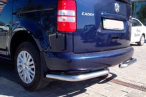 Volkswagen Caddy 2010–2015 Zadné rohové diely AK003 (2 ks, nerez) fotografia 3