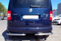 Volkswagen Caddy 2010–2015 Zadné rohové diely AK003 (2 ks, nerez) fotografia 4