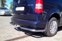 Volkswagen Caddy 2004–2010 Zadné rohové diely AK003 (2 ks, nerez) fotografia 5