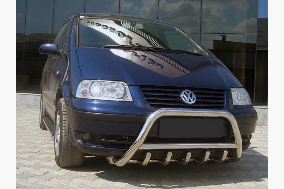 Volkswagen Sharan 1995–2010 Predný ochranný rám WT003 (nerez) Image
