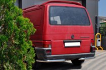 Volkswagen T4 Caravelle/Multivan 1990–2003 Zadné rohové diely AK003 (2 ks, nerez) fotografia 3