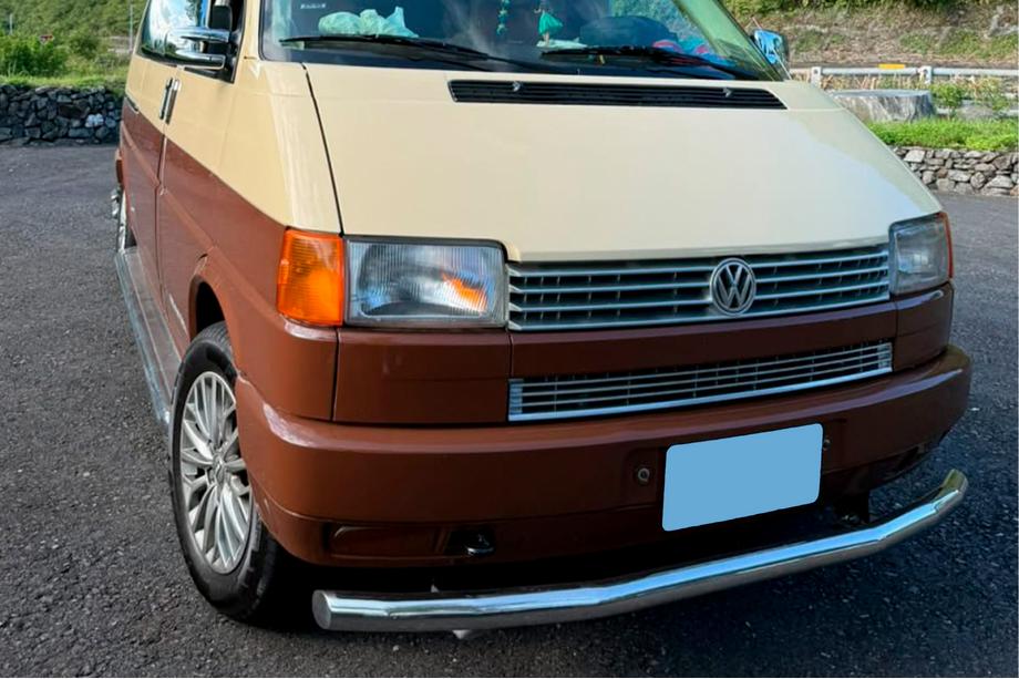 Volkswagen T4 Transporter 1990–2003 Predný ochranný rám ST008 (nerez) 60 mm Fotografia 4