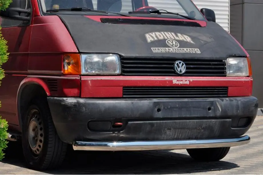 Volkswagen T4 Caravelle/Multivan 1990–2003 Predný ochranný rám ST008 (nerez) Image