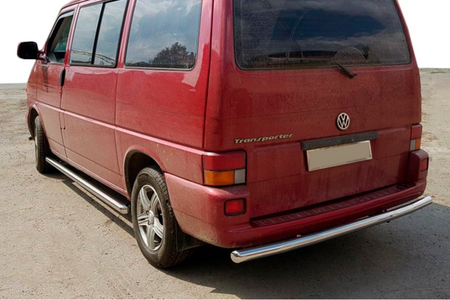 Volkswagen T4 Transporter 1990–2003 Zadný ochranný oblúk AK002 (nerez) Image