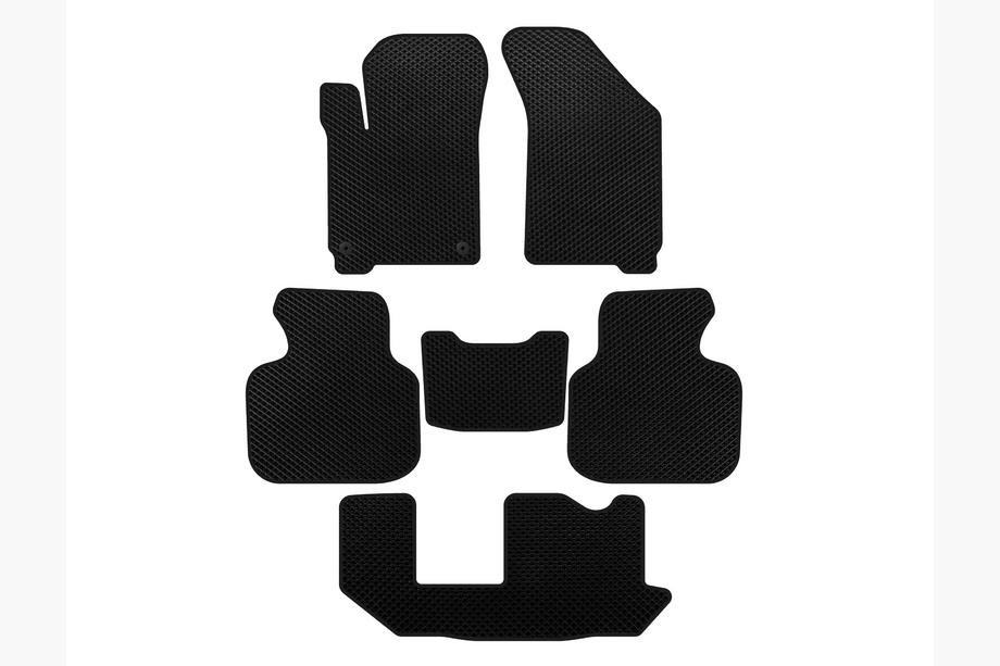 Dodge Journey 2008–2020 EVA autokoberce do interiéru (2011-2020, 3 rady, 7-miestne, čierne) Image